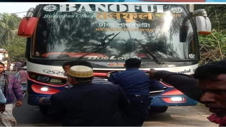 ইন্দুরকানীতে বাস চাপায়  ব্যবসায়ীর মৃত্যু, চালক গ্রেফতার