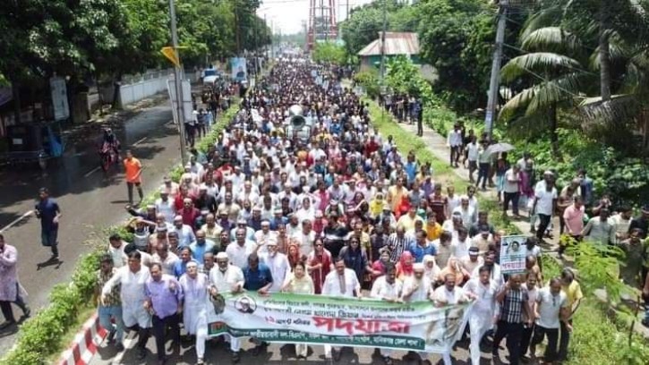 মানিকগঞ্জে বিএনপির পদযাত্রা