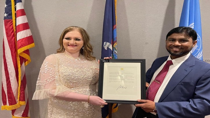 বাংলাদেশি শেফ খলিল পেলেন যুক্তরাষ্ট্রের প্রেসিডেন্সিয়াল অ্যাওয়ার্ড