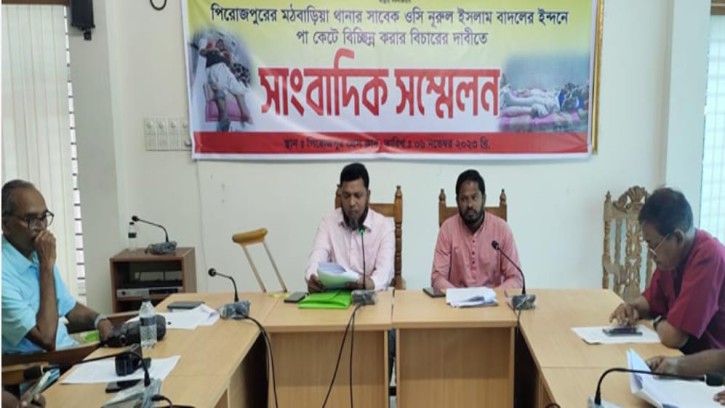 পিরোজপুরে জাতীয়পার্টি নেতার পা কুপিয়ে বিচ্ছিন্ন 