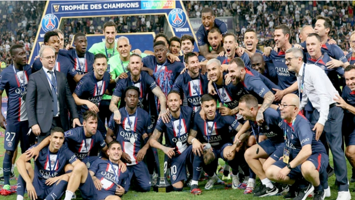 মেসি-নেইমারের গোলে চ্যাম্পিয়ন পিএসজি