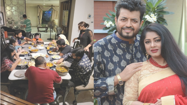 এবার একটেবিলে সানী-মৌসুমী