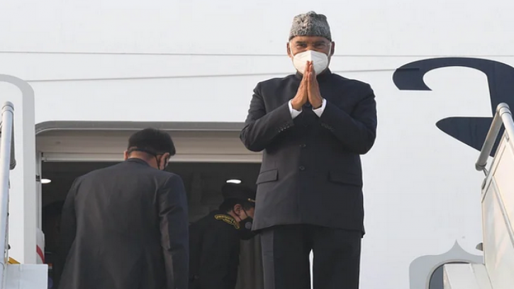 ভারতের রাষ্ট্রপতি রামনাথ কোবিন্দ ঢাকায়