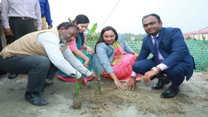 হাজারীগুড়ের ঐতিহ্য ধরে রাখতে খেজুর গাছের চারা রোপন