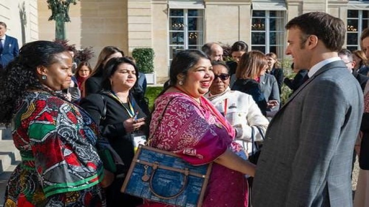 ফ্রান্সের প্রেসিডেন্ট ম্যাক্রোঁর সাথে স্পিকারের সাক্ষাৎ 