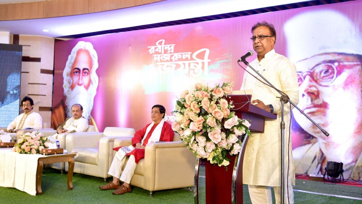 বাংলা সাহিত্য রবীন্দ্র-নজরুলের কাছে ঋণী: সংস্কৃতি প্রতিমন্ত্রী