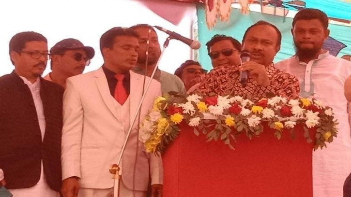 তাড়াইলে কলেজ এমপিওভুক্ত হওয়ায় মুজিবুল হক চুন্নুকে সংবর্ধনা