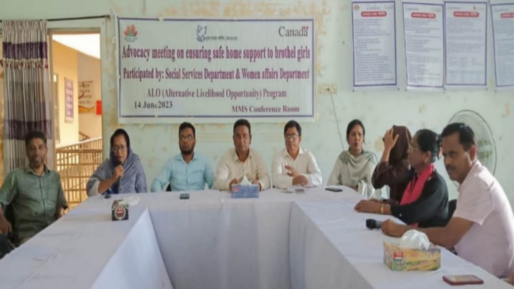 যৌনপল্লীর কন্যা শিশুদের সুরক্ষায় এ্যাডভোকেসী সভা অনুষ্ঠিত