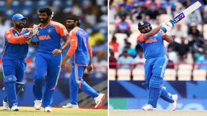 রোহিতের বিধ্বংসী ব্যাটিংয়ে অস্ট্রেলিয়াকে হারিয়ে সেমিফাইনালে ভারত