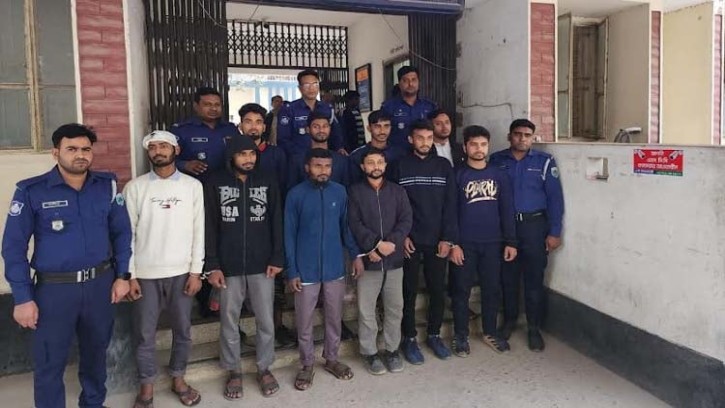 সিরাজগঞ্জে ১৫ শিবির কর্মী গ্রেফতার