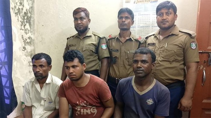 গাইবান্ধায় রেললাইন চুরি করে বিক্রির সময় আটক ৩