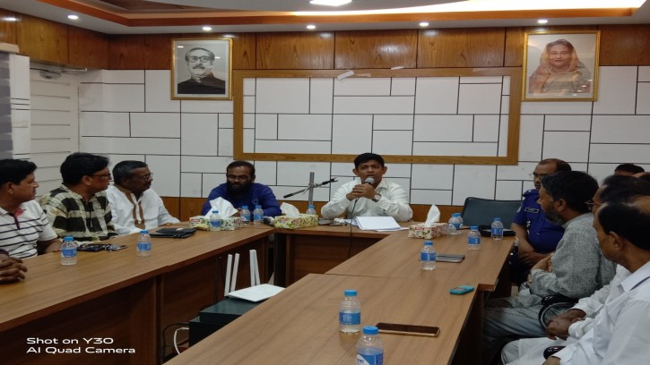 শিবগঞ্জে আম মৌসুমে যানজট নিরসনে বিশেষ সভা