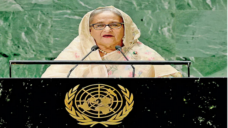 শান্তি, সমৃদ্ধির জন্য কাজ করুন : জাতিসংঘে প্রধানমন্ত্রী