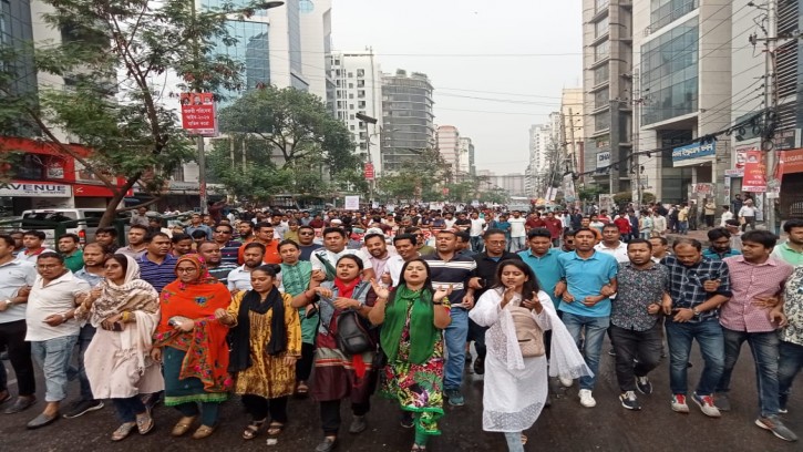 নয়াপল্টনে বিএনপির শোভাযাত্রা