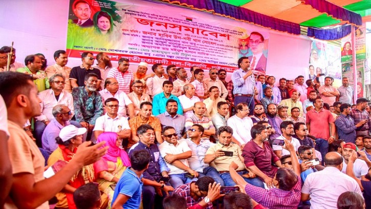 ১০ দফা দাবি বাস্তবায়নে গাইবান্ধায় বিএনপির জনসমাবেশ