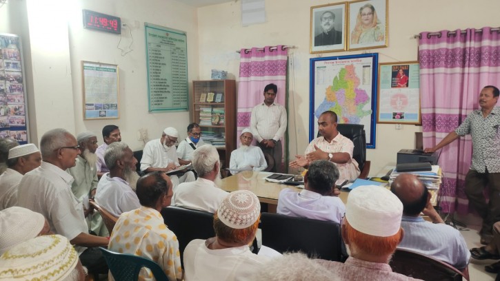 শিবগঞ্জে বীরমুক্তিযোদ্ধাদের সঙ্গে মতবিনিময়