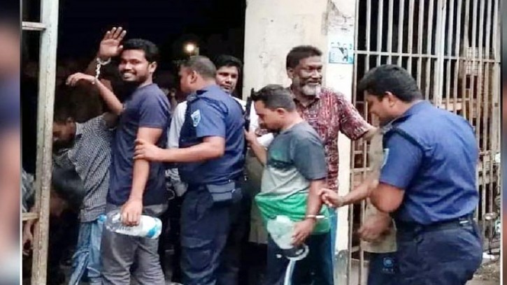 গাইবান্ধায় বিএনপির ৬ নেতা কারাগারে