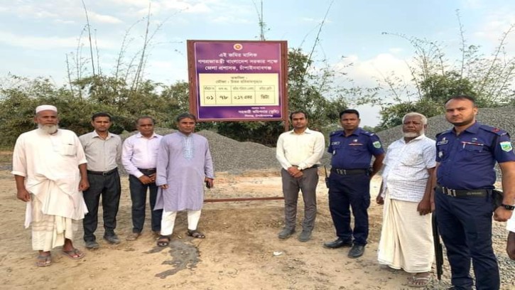 শিবগঞ্জে কোটি টাকা মূল্যের ৩৪ শতক সরকারি জমি উদ্ধার