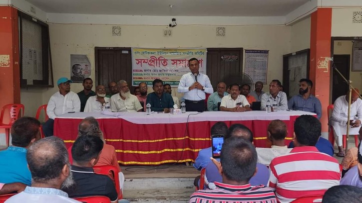 দূর্গাপুজা উপলক্ষে ছোটভাকলায় সামাজিক সম্প্রীতি সমাবেশ