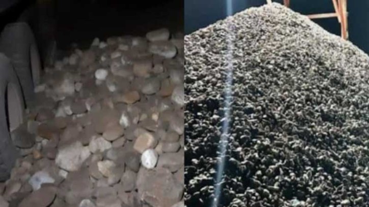 ভোলাগঞ্জ থেকে লুট হওয়া সাদা পাথর ডেমরা থেকে উদ্ধার