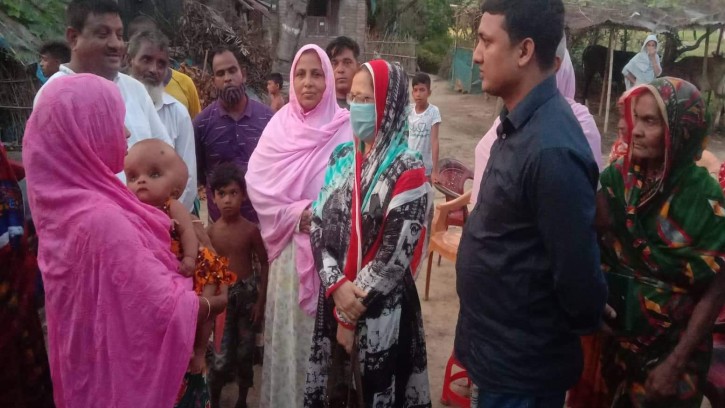 শিশু আম্বিয়ার চিকিৎসার  ব্যবস্থা নিলেন সমাজকল্যাণ সচিব