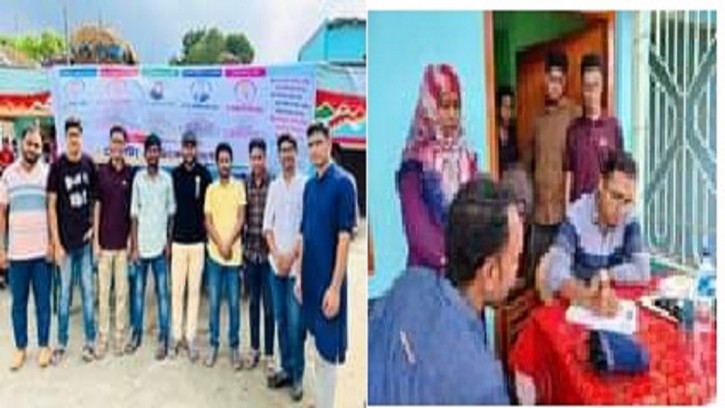 শিবগঞ্জে বিনামুল্যে ৪‘শ রোগীর সেবা প্রদান