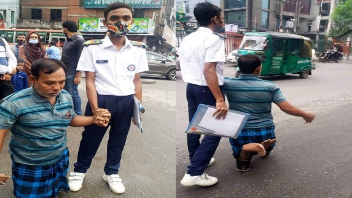 বাবাকে নিয়ে গর্বিত এসএসসি পরীক্ষার্থী ফাহাদ