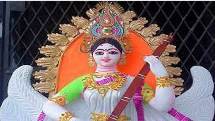 হিন্দু ধর্মাবলম্বীদের সরস্বতী পূজা আজ