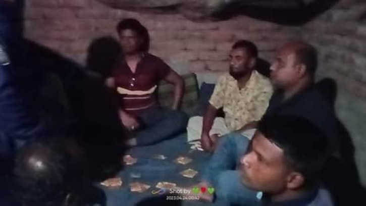 সুন্দরগঞ্জে তাঁতী লীগের দুই নেতাসহ ৯ জুয়াড়ি আটক