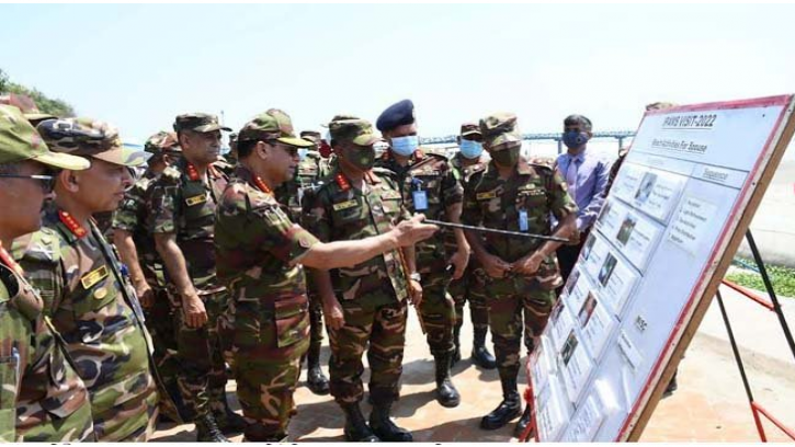  কক্সবাজারে আশ্রয়ণ প্রকল্প পরিদর্শন করলেন সেনা প্রধান