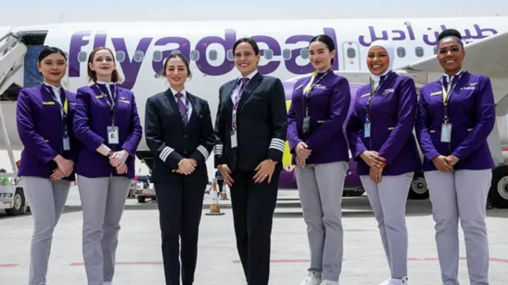সৌদিতে নারী ক্রুদের নিয়ে উড়ল প্রথম ফ্লাইট