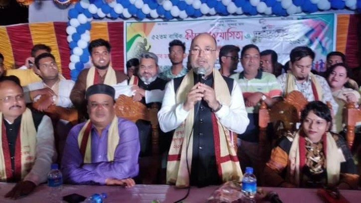 সাভারে বার্ষিক ক্রীড়া প্রতিযোগিতা অনুষ্ঠানে ত্রাণ প্রতিমন্ত্রী