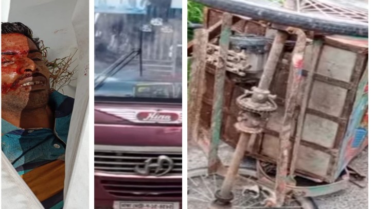 গোয়ালন্দে পরিবহনের ধাক্কায় রিকসা চালকের মৃত্যু  