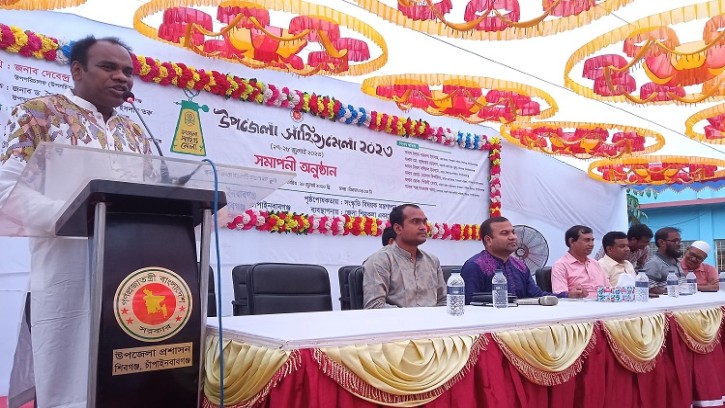 শিবগঞ্জে সাহিত্য মেলার সমাপনী অনু্ষ্ঠিত