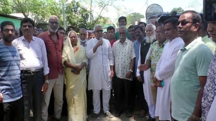 গাইবান্ধায় আওয়ামীলীগের বিক্ষোভ মিছিল সমাবেশ