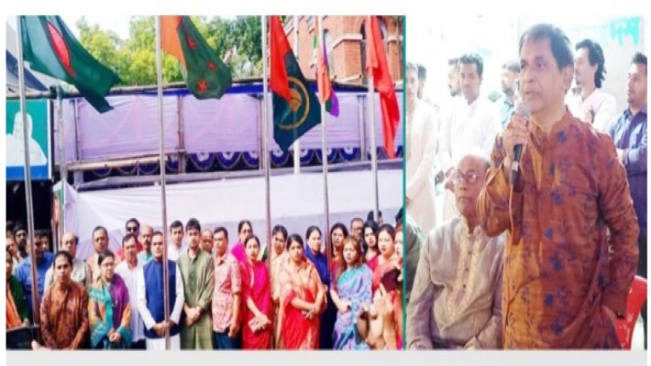 আ:লীগের প্রতিষ্ঠাবার্ষিকীতে এমপি কেরামত আলীর নেতৃত্বে শোভাযাত্রা