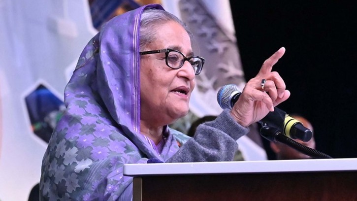 প্রবাসে নৌকায় ভোট চাইলেন প্রধানমন্ত্রী