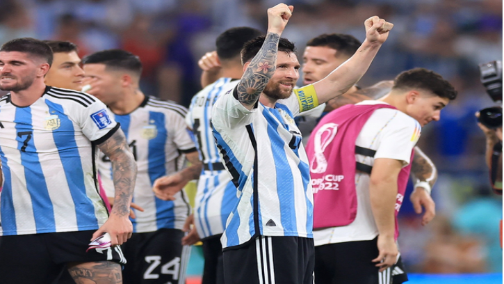 অস্ট্রেলিয়াকে হারিয়ে কোয়াটার্র ফাইনালে আর্জেন্টিনা