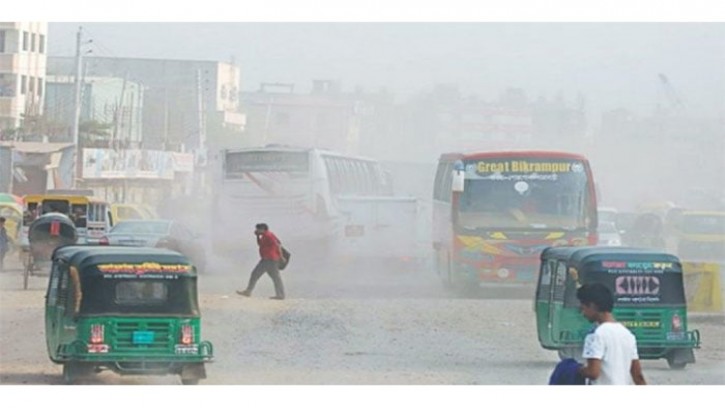 বিশ্বে দূষিত শহরের তালিকায় ঢাকা চতুর্থ