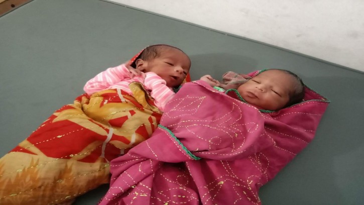 নিঝুমদ্বীপ স্বাস্থ্য কেন্দ্রে জন্ম নিল যমজ শিশু