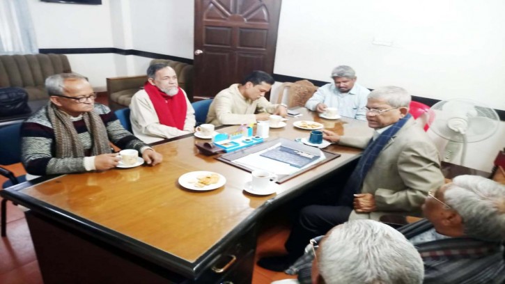 ফখরুলের সঙ্গে গণতান্ত্রিক বাম ঐক্য নেতাদের সৌজন্য সাক্ষাৎ