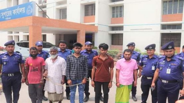 সাঘাটায় অটোভ্যান চালক হত্যা মামলার রহস্য উদঘাটন, ৫ আসামী গ্রেফতার