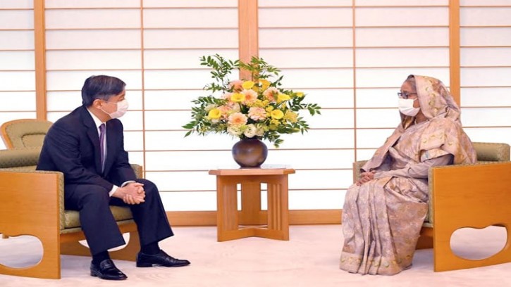 জাপানের সম্রাট নারুহিতোর সঙ্গে দেখা করেছেন প্রধানমন্ত্রী