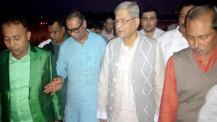 রাজশাহীতে সমাবেশস্থল পরিদর্শন ফখরুলের