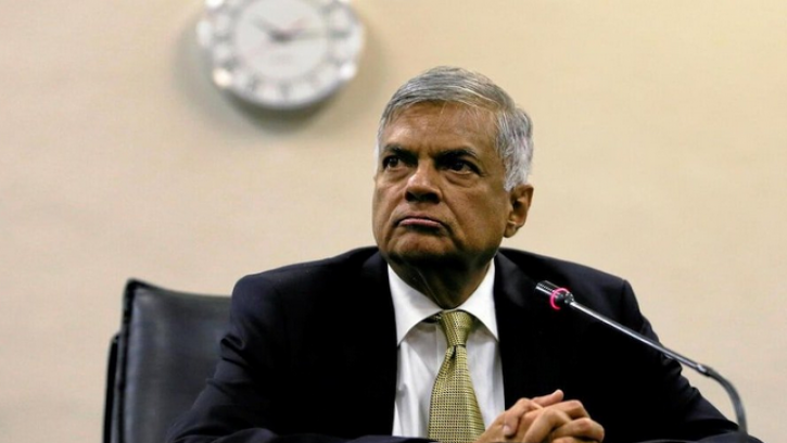 রনিল বিক্রমাসিংহে শ্রীলংকার ভারপ্রাপ্ত প্রেসিডেন্ট