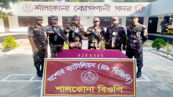 শার্শা সীমান্তে সরিষা ক্ষেতে পাওয়া গেল ২০টি স্বর্ণের বার