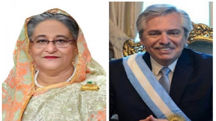  প্রধানমন্ত্রী শেখ হাসিনাকে ধন্যবাদ জানালেন আর্জেন্টিনার প্রেসিডেন্ট