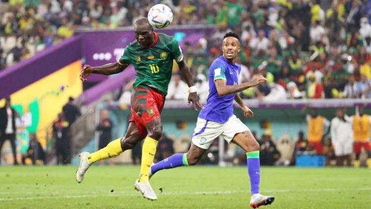 ব্রাজিলকে হারিয়েও গ্রুপ পর্ব থেকে বিদায় নিল ক্যামেরুন