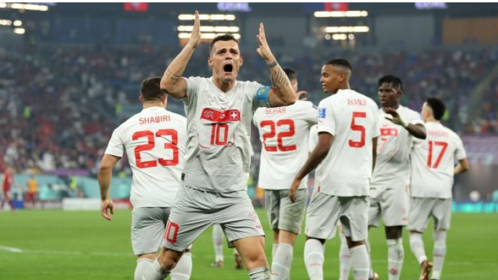  সার্বিয়াকে হারিয়ে শেষ ষোলোতে সুইজারল্যান্ড