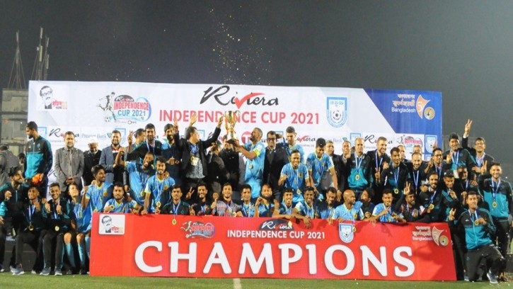 স্বাধীনতা কাপে চ্যাম্পিয়ন আবাহনী